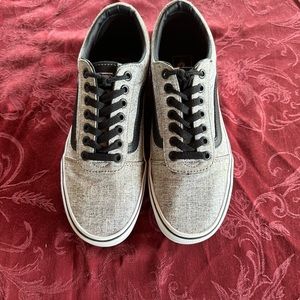 Van Black, White & Gray  size 8.0 men